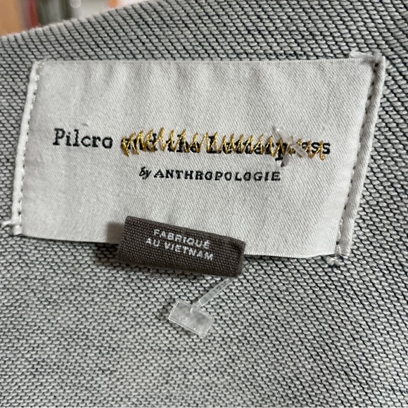 SOLD Anthropologie Pilcro & The Letterpress Cropped Denim Jean Jacket - MP - Picture 5 of 10